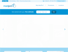 Tablet Screenshot of maidpro.com